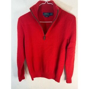 Polo by Ralph Lauren Red V-Neck Sweater
